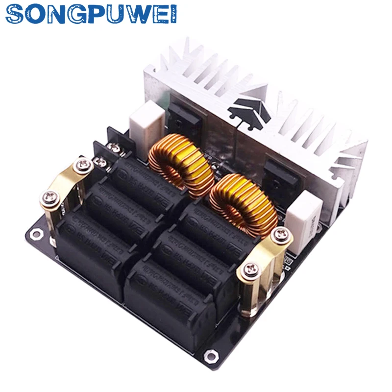 ZVS 저전압 유도 가열 보드, 전원 공급 모듈, 플라이백 드라이버 히터, 테슬라 코일, 1000W, 20A