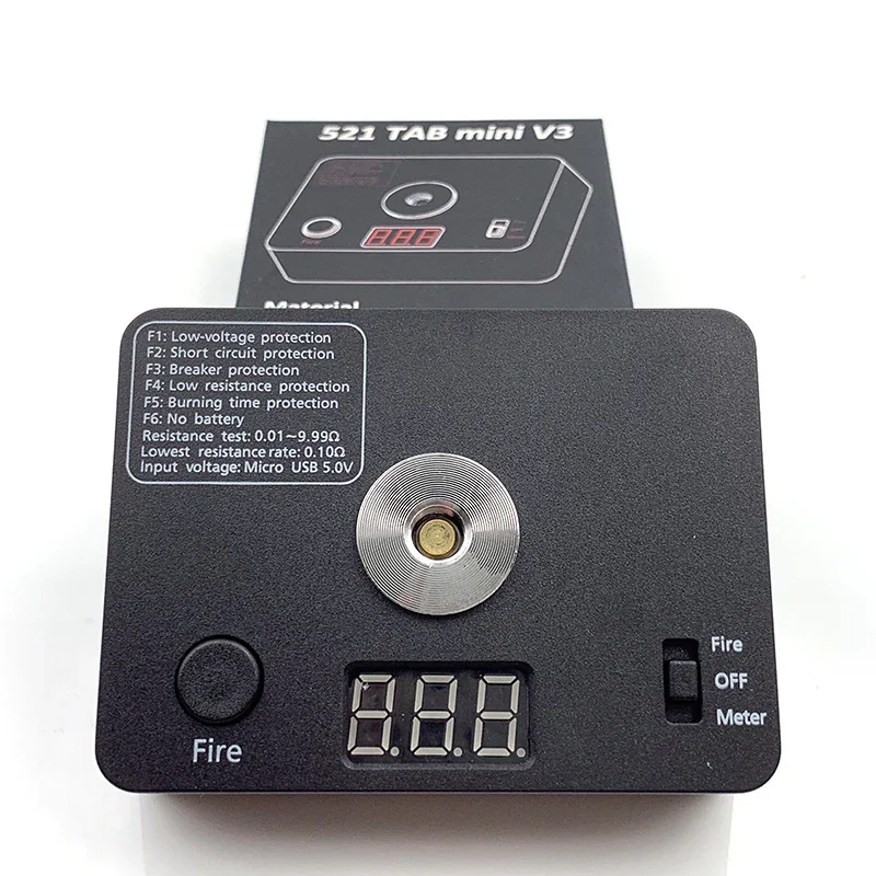 TAB Mini V3 Resistance Test 3in 1 Ohm Tester Charging Digital DIY Tool for RBA Wick Coil 2
