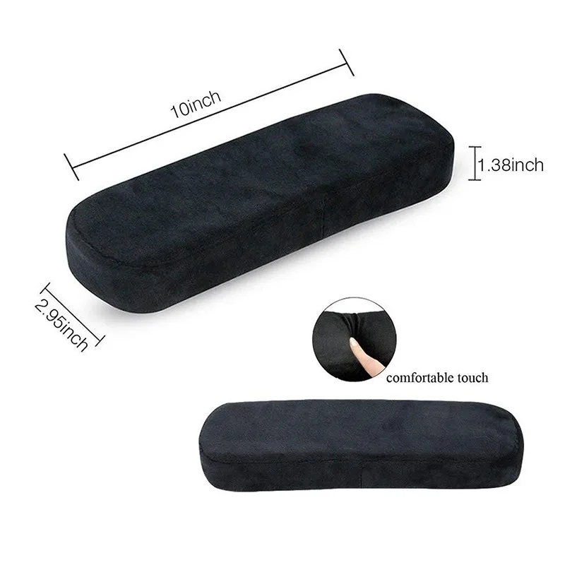Description Picture 5 of item1Pcs Office Chair Parts Arm Pad Memory Foam Armrest Cover Cushion Pads For Home Office Chair Comfortable Elbow Pillow