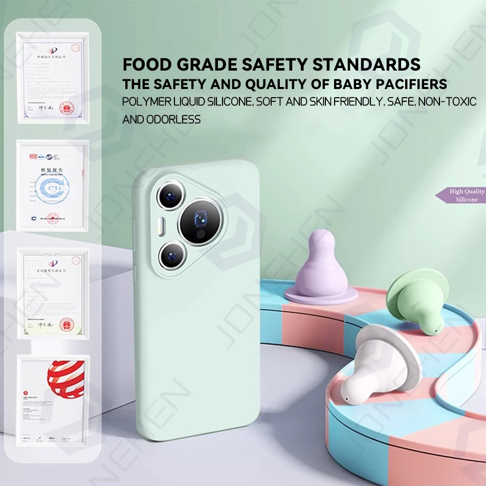 Premium Liquid Silicone Magnetic Shockproof Case - Soft Bumper Cover