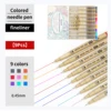 9 Colors Micro-line Pens Waterproof Durable Fine Line Drawing Art Pen Painting Drawing Marking Journaling Lllustrating Drawing 3