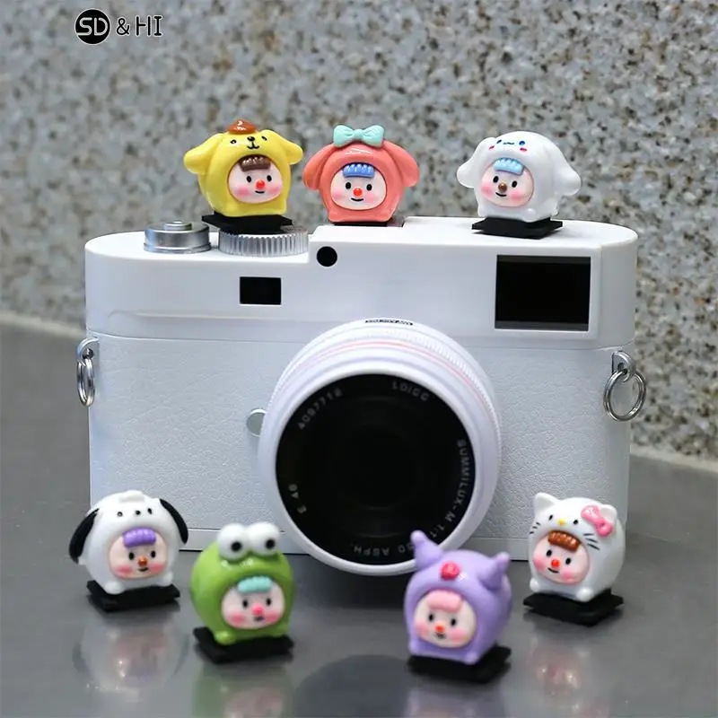 Cartoon Creative Hot Shoe Protection Cover SLR Camera Hot Shoe Cap Dustproof Cute Animal Photography Camera Accessories