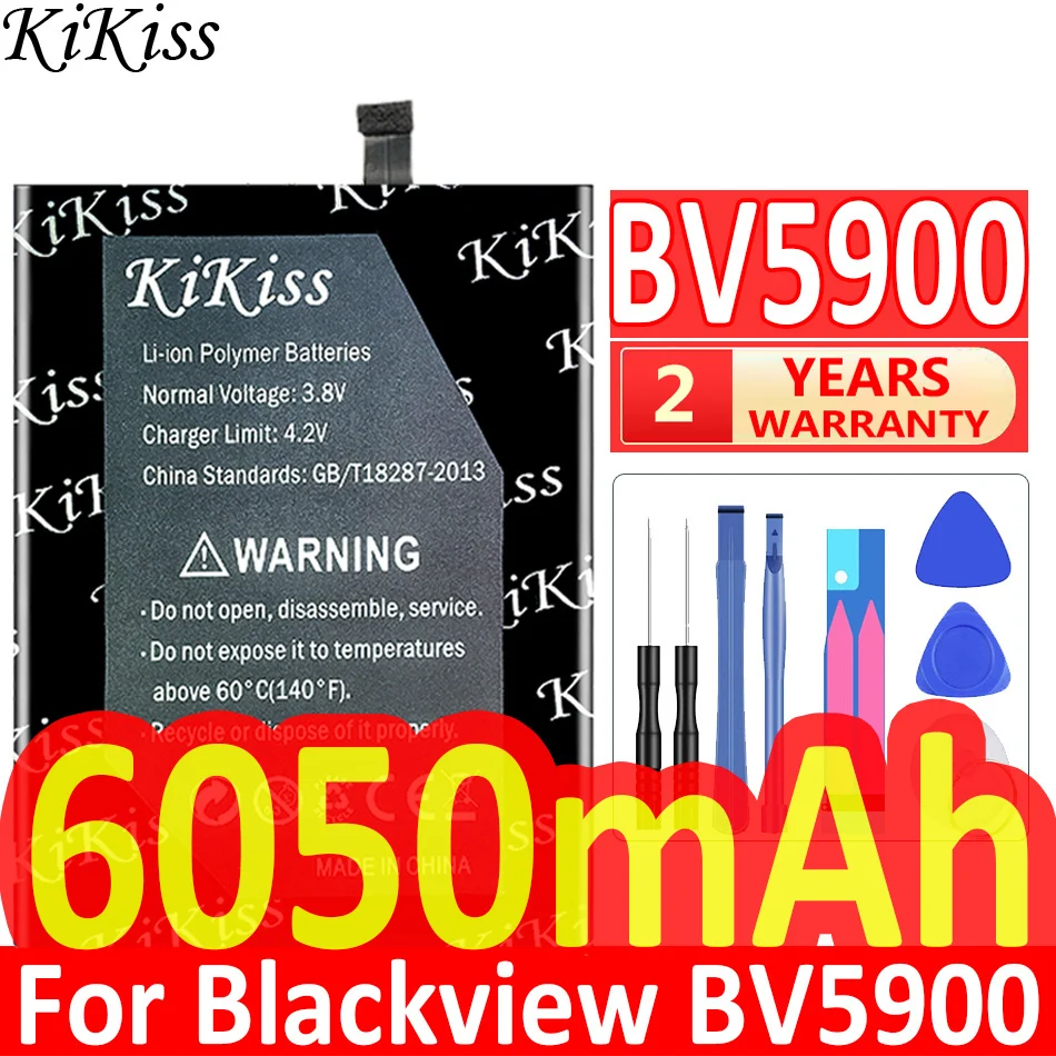 

6050mAh KiKiss Powerful Battery BV 5900 for Blackview BV5900 Smart Phone