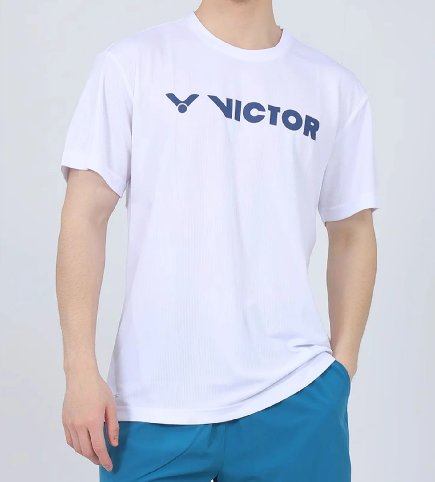 Mens Training Tshirt Victor Badminton Clothes Men's and Women's Competition Training Clothes Summer Short Sleeved Quick Drying Sports T-shirt