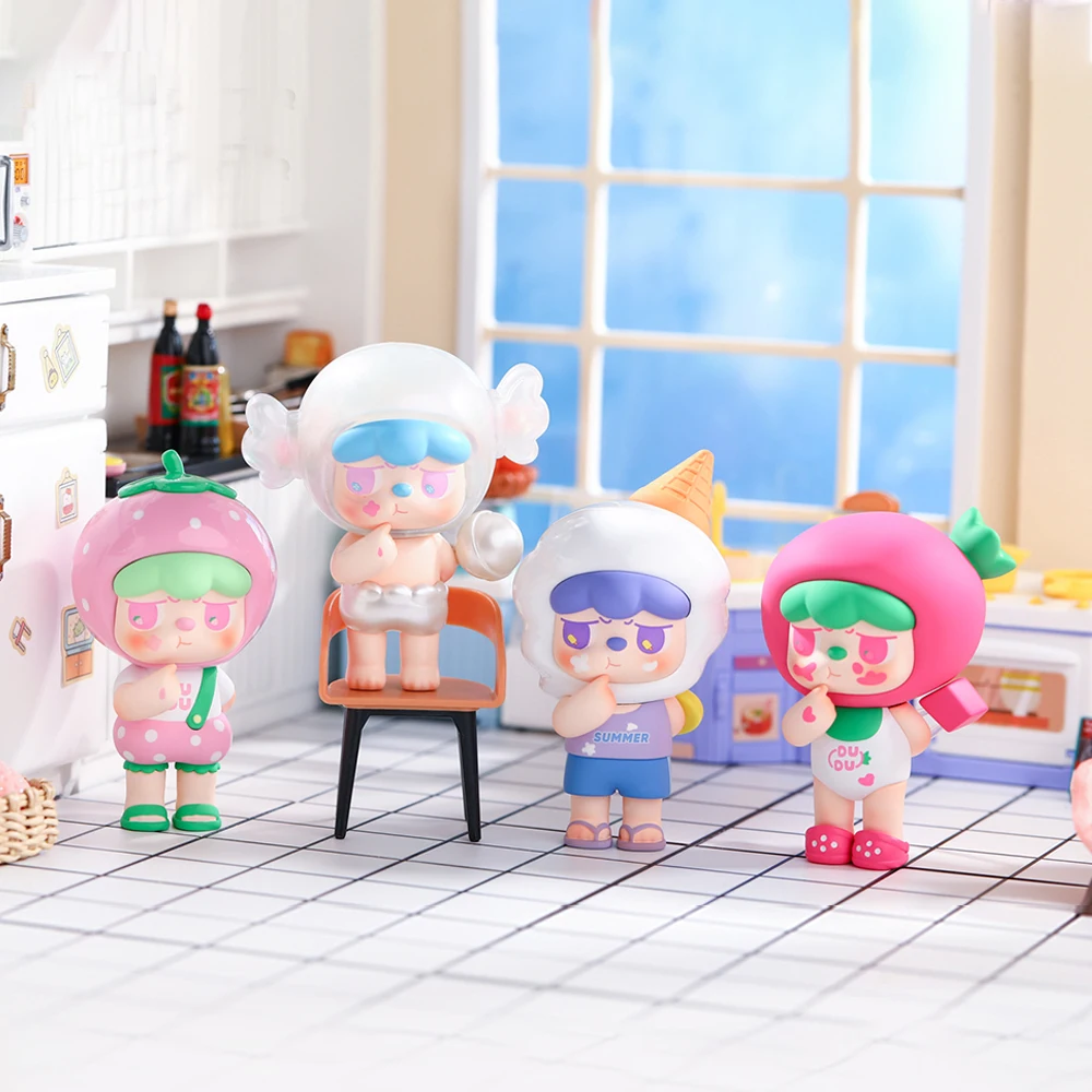 Dudu Brother Glutgolous Ghost Series Blind Box Toy Girl Kawaii Doll Action Figure Toy Anime Model Birthday Kid Gift Mystery Box