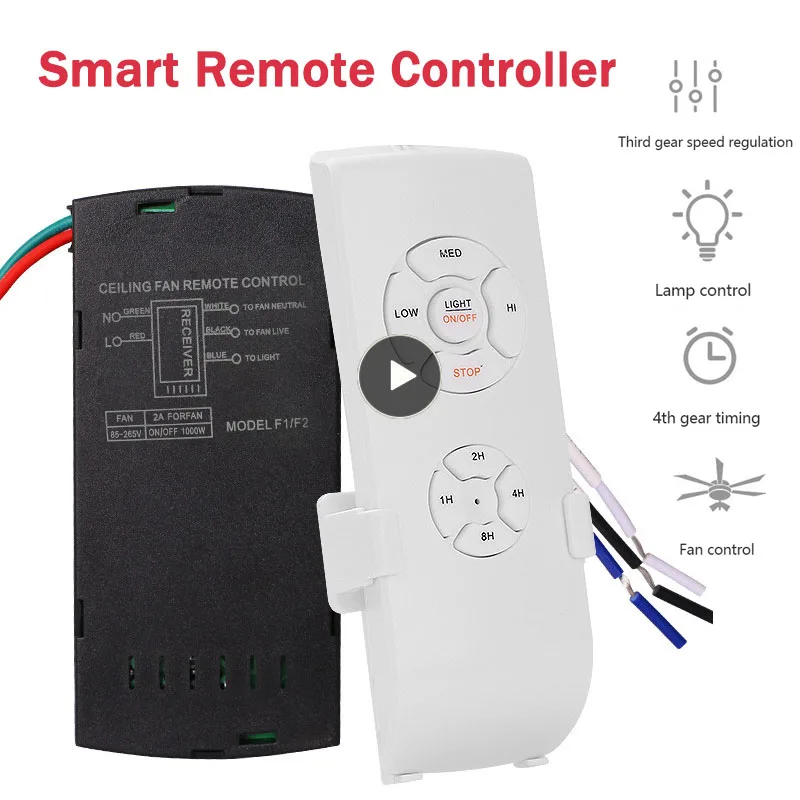 New Smart Universal Transmitter Receiver Timing Ceiling Light Remote