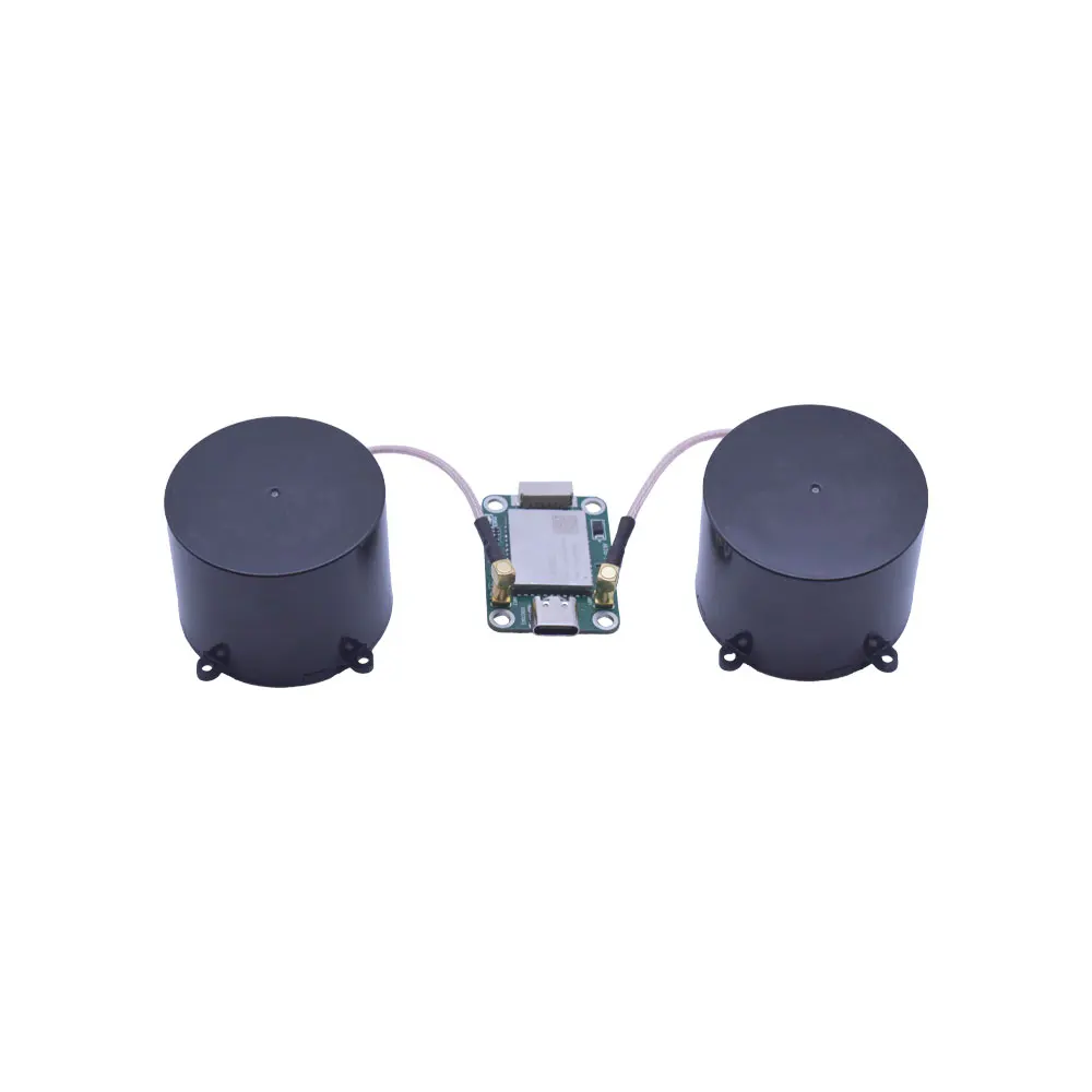 Détail des ports du kit radio UM982 GPS RTK centimétrique AK316-AK711, récepteur GNSS haute précision robuste