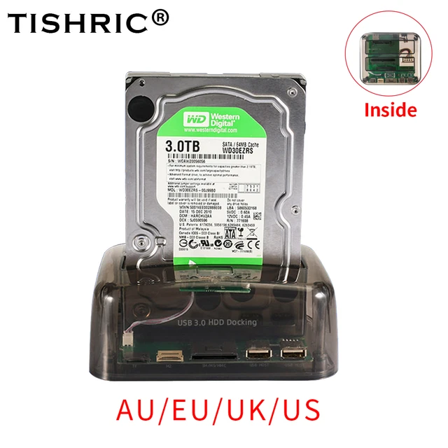 HDD SSD Docking Station USB to 2.5 3.5 Inch SATAI/II/III IDE Dual Slots  External Hard Disk Enclosure case hd externo - AliExpress