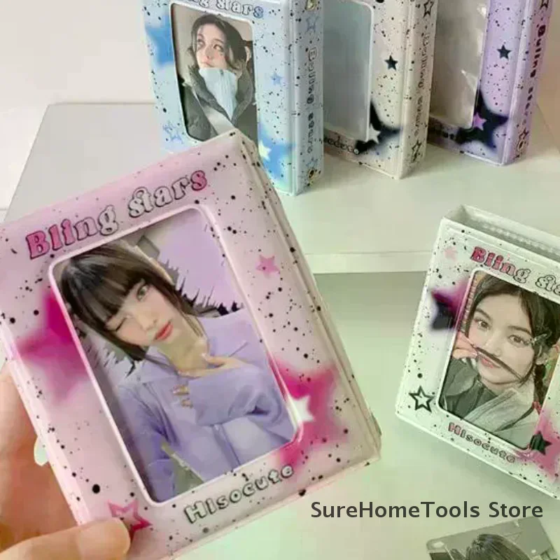 1pc 3 Inch Photo Card Storage Album Organizer Collector for Postcards Photocards Idol Cards Fans Kids Home Collection