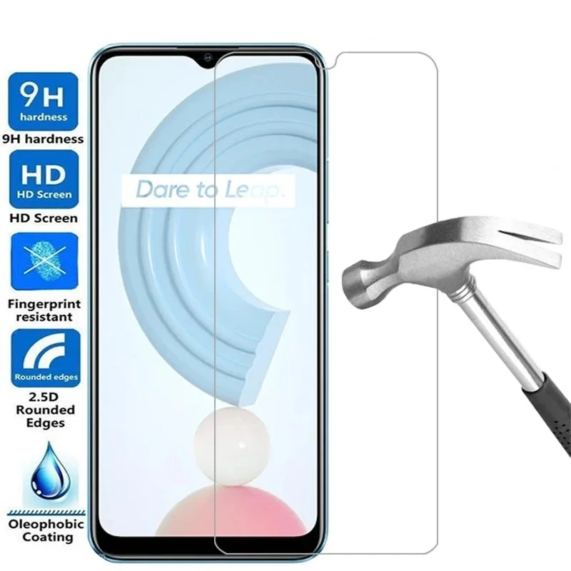 Закаленное стекло для Realme C30 C30s C33 C31 C35 C53 C55 C25 C25s C25y C21 C21y C15, Защита экрана для Realmi C 30 55 35