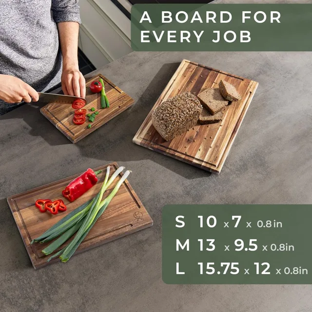Acacia Wood Cutting Boards 3
