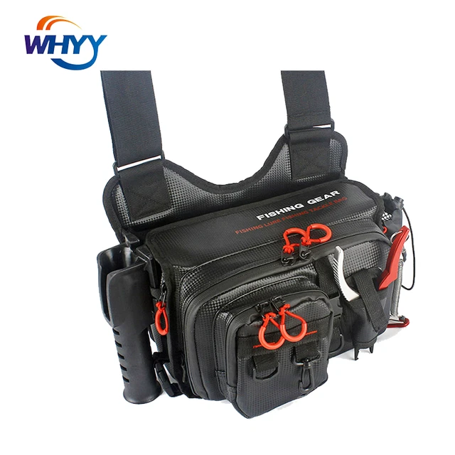 WHYY Multifunctional Waterproof Fishing Tackle Bags Large Capacity Outdoor  Shoulder Sling Bag for Fishing Backpack Gear