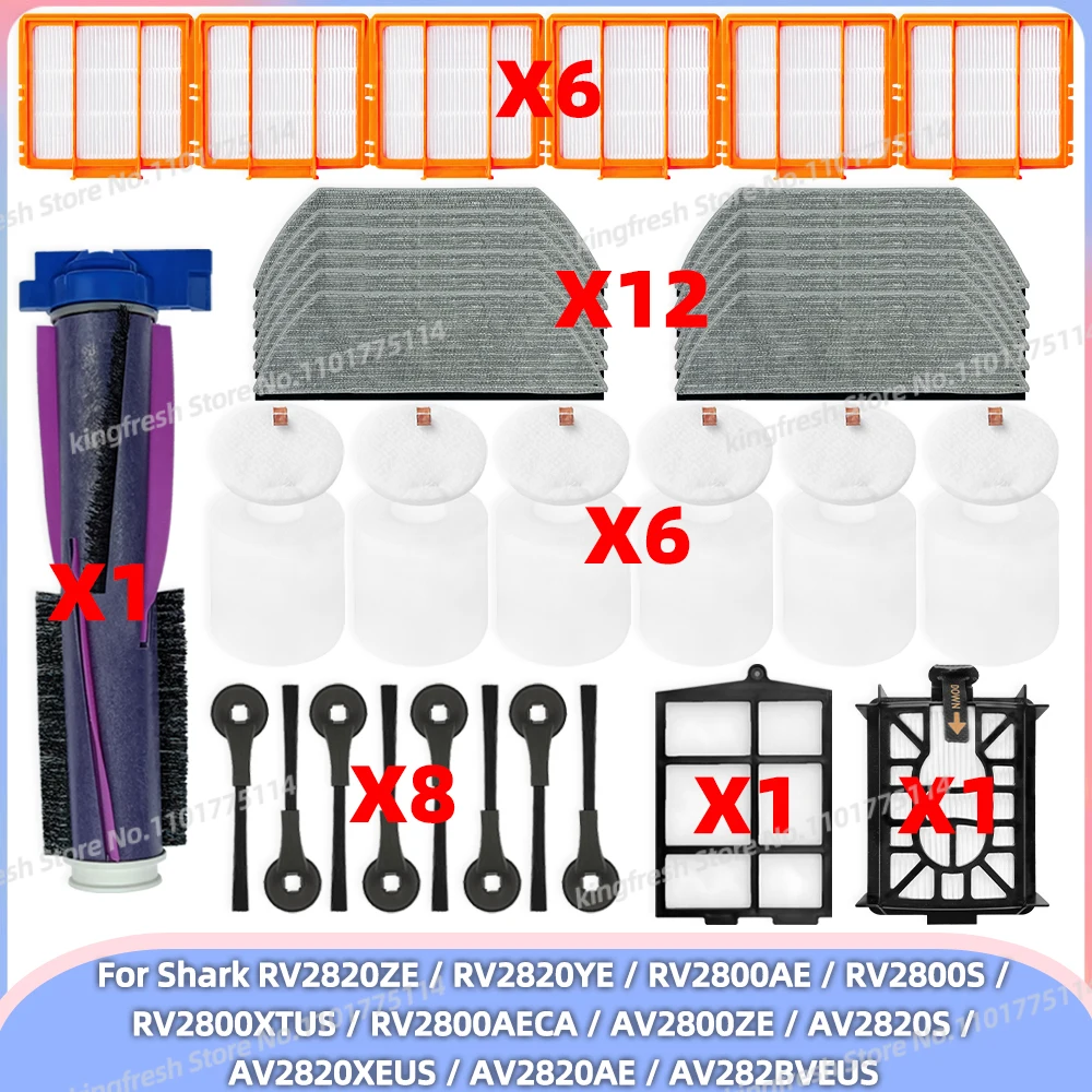 8er Set Wischpad Für Shark Saugroboter – Kompatibel Mit RV2820YE, AV2800ZE U.a., Waschbare Mikrofaser, Für Fliesen, Laminat & Marmor