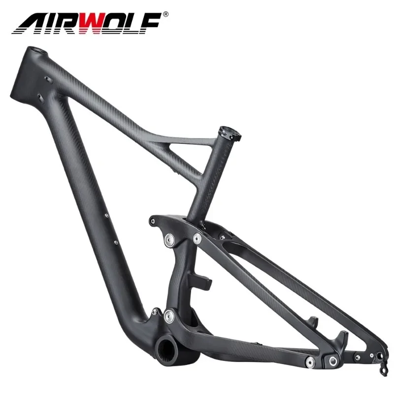 

Airwolf Carbon Mtb Frame 29er Full Suspension Enduro Bike Rear Wheel Travel 122mm Disc Rotor 160mm Racing Mountain Bicycle Frame