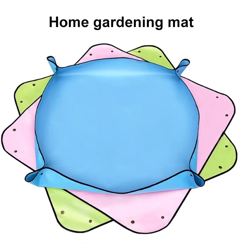 Home Gardening Supplies Planting Mat 50cm Foldable Garden Plant Flower Pot Reusable Transplanting Mats Garden Accessories planting mat gardening mat