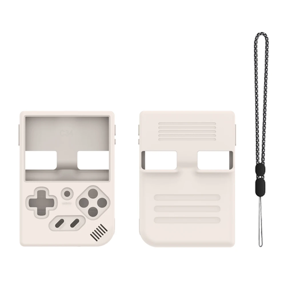 غطاء واقٍ من السيليكون بحبل قصير لـ Anbernic ، كم...