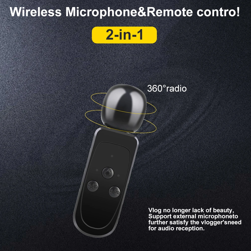5K 4K60FPS Action Camera Dual IPS Touch LCD EIS 170° DVR 30M Waterproof 5X Zoom Sport Camera With Wireless Mic&Remote Control 2