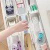 Expandable Utensil Organizer Adjustable Length Flatware Organizer Silverware Holder Multi-Functional Storage Box Silverware Tray 4