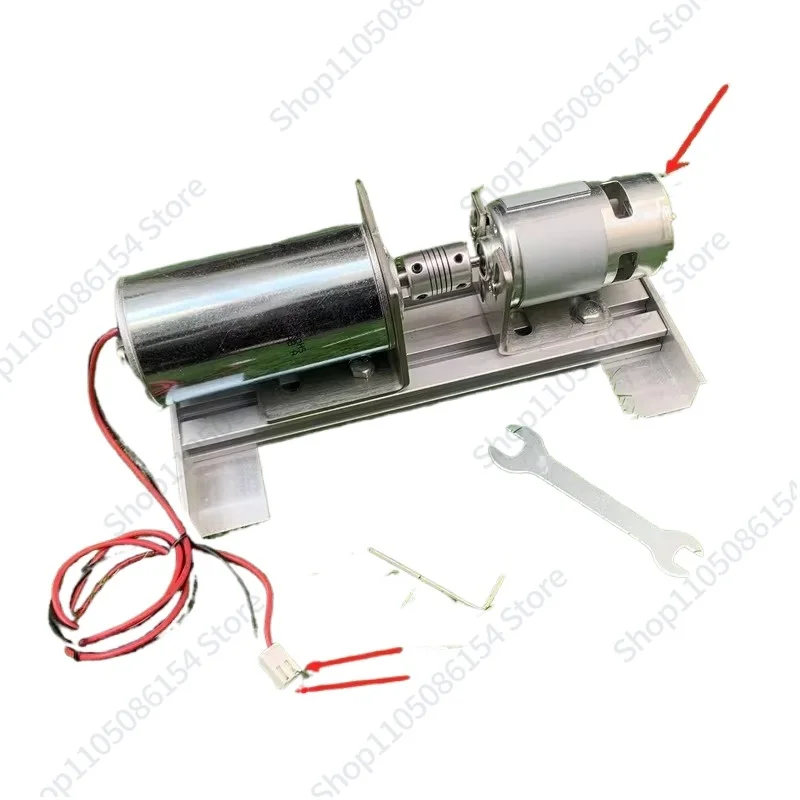 220V 이중 베어링 무소음 DC 고전압 DC 모터 모터 소형 DIY 고전압 발..