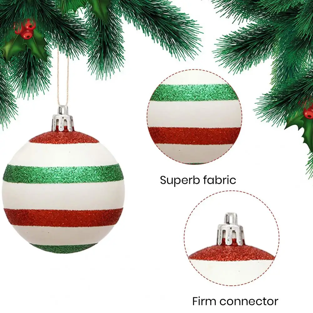 

Seasonal Home Decor Vibrant Shatterproof Christmas Tree Ornaments 30pcs Lanyard Balls Sparkling Colors for Festive Decor Hanging