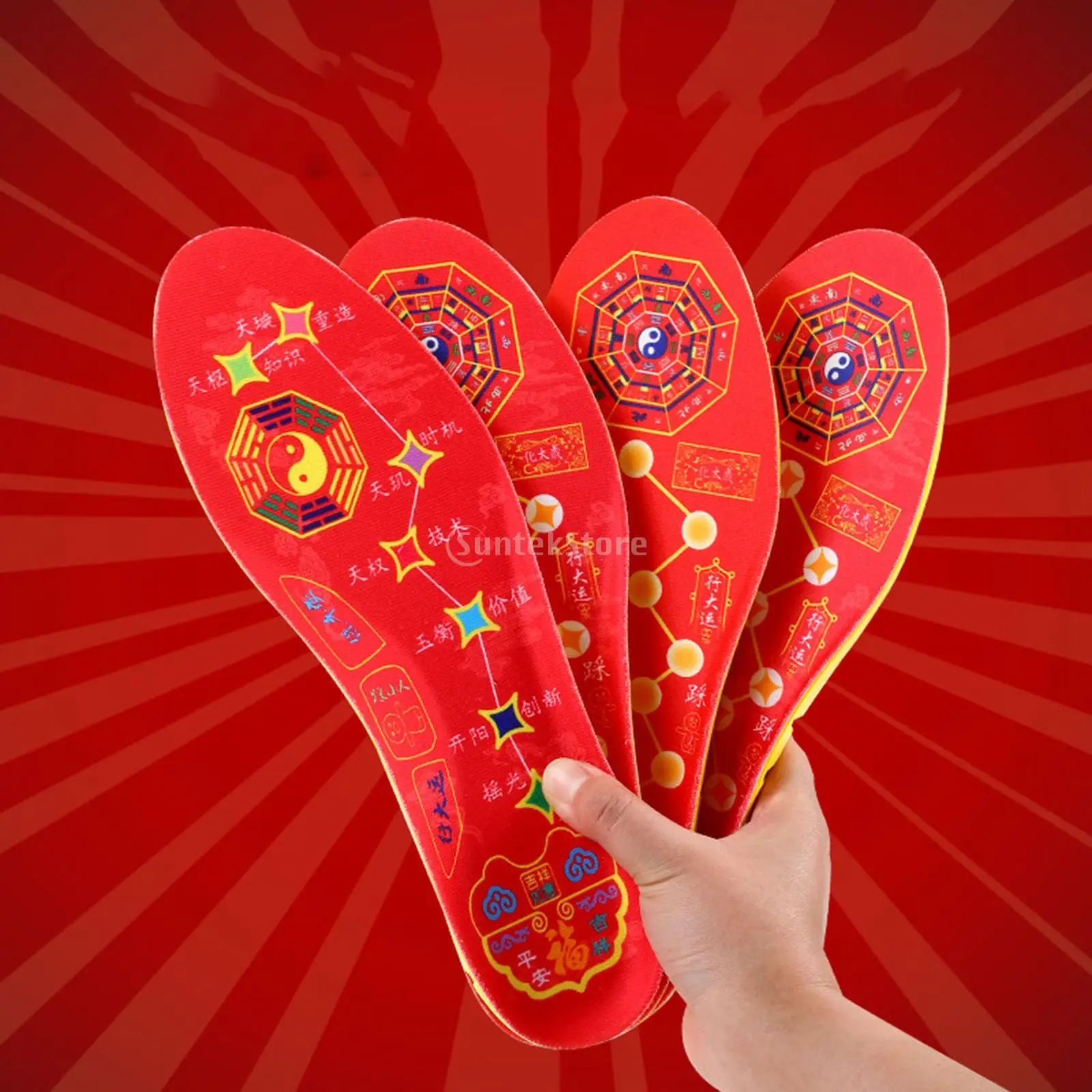 

Feng Shui Unisex Universal Breathable Insoles Comfortable Soft Insoles Men Women Shoes Inserts