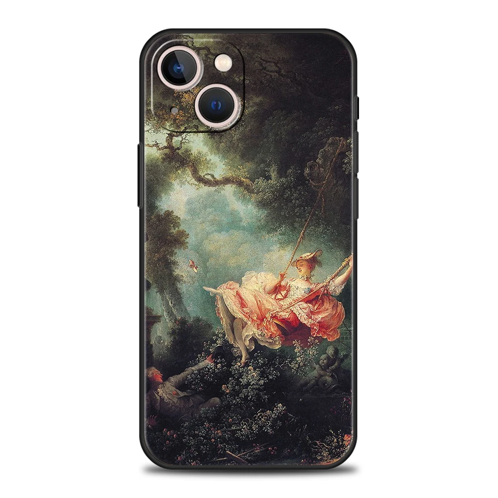 Klassische ästhetische Kunst Handy hülle Abdeckung für iPhone 16 15 14 13 12 Pro max xr xs 11 7 8 plus Silikon Fundas Shell Capas Coque – Detail 8