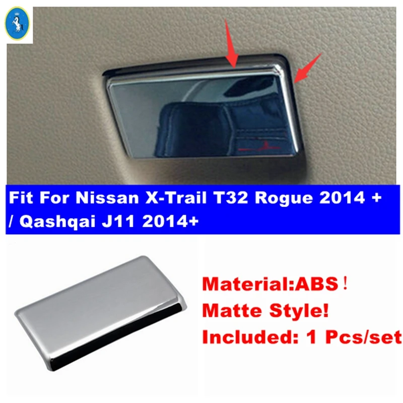 

Copilot Glove Storage Box Handle Cover Trim For Nissan X-Trail T32 Rogue 2014 - 2019 / Qashqai J11 2014 - 2020 Car Accessories