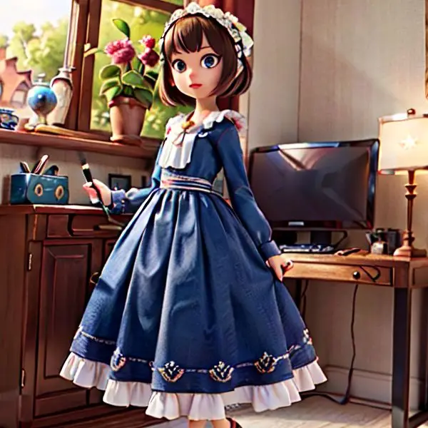 Beautiful Gril Clothes Store