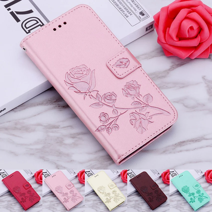 Custodia A Portafoglio In Pelle Fiore Rosa Per Redmi A1 Note 12 11 10 11S 10S 9 9S 8 7 Pro 8A 8T 9A 9C 9T 10A 10C 5G Flip Book Cover Card