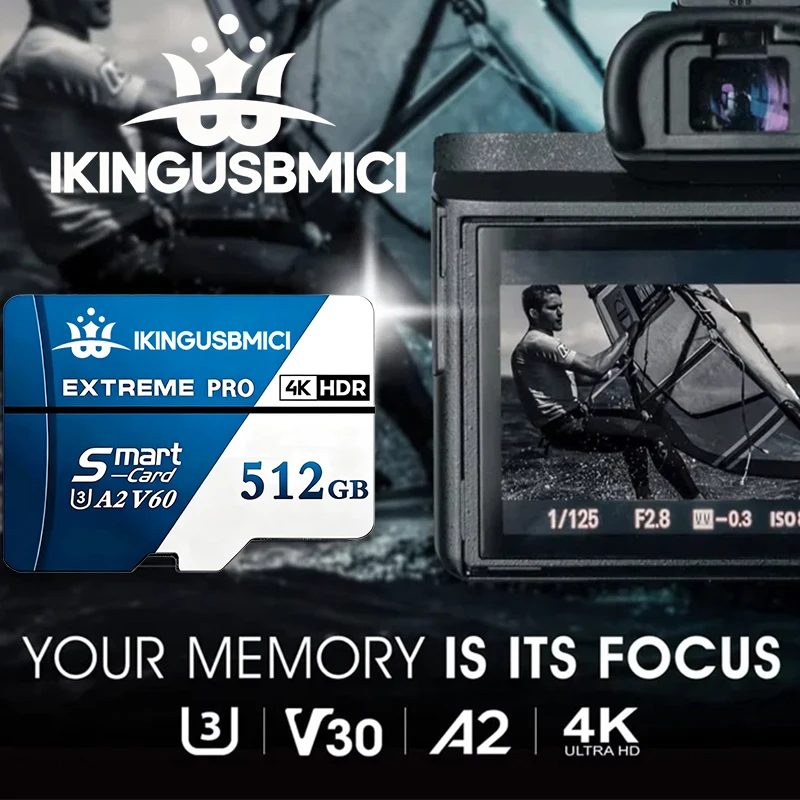 효율적인 TF 카드 마이크로 TF 카드 메모리 카드 SD 카드 32GB 64GB 256GB A1 울트라 HD 4K 고속 울트라 HD PC Mac G용