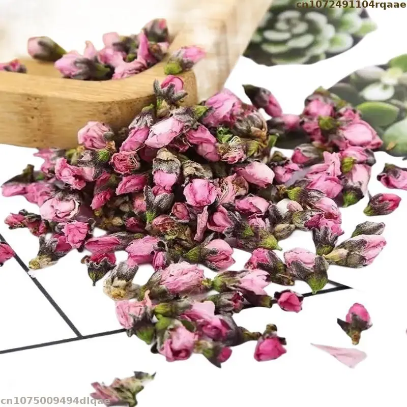 High Quality Natural Dried Flowers Top Peach Blossom Buds For Aromatherapy Candle Epoxy Resin Jewelry Soap Making Art Craft