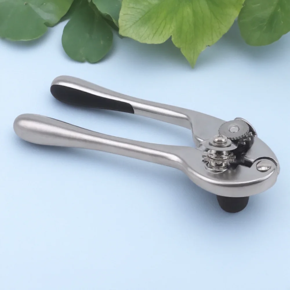 Abridor de latas manual de aço inoxidável com aperto ergonômico multifuncional ferramenta de cozinha liga de zinco fácil abrir latas abridor de garrafas