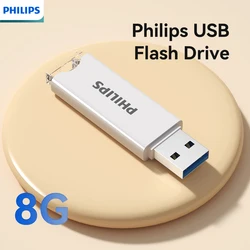 Philips Multi - Color High - Speed USB Flash Drive - Portable Storage for Office, Student, and General Use (WHITE)