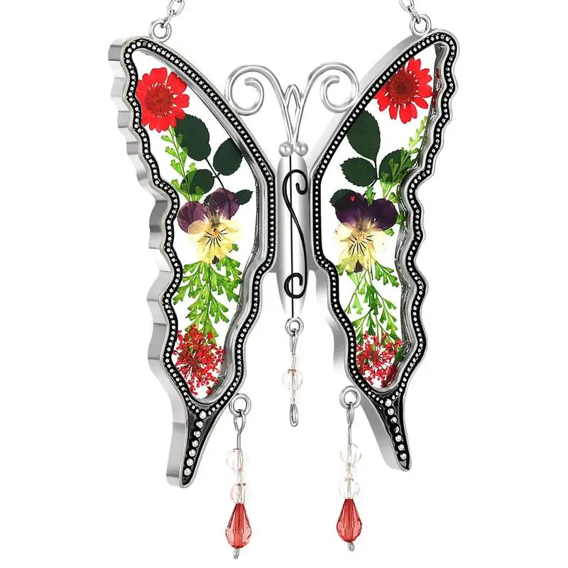 

Sun Catcher Butterfly Pendant Sun Catcher Ornament Wear-resistant Butterfly Shape Pendant For Christmas Tree Window Bedroom Home