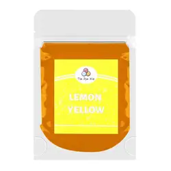 Vibrant Fabric Dye Collection - 24 - Color Set for Cotton, Linen, and Jeans Tie - Dye Projects (Lemon yellow)