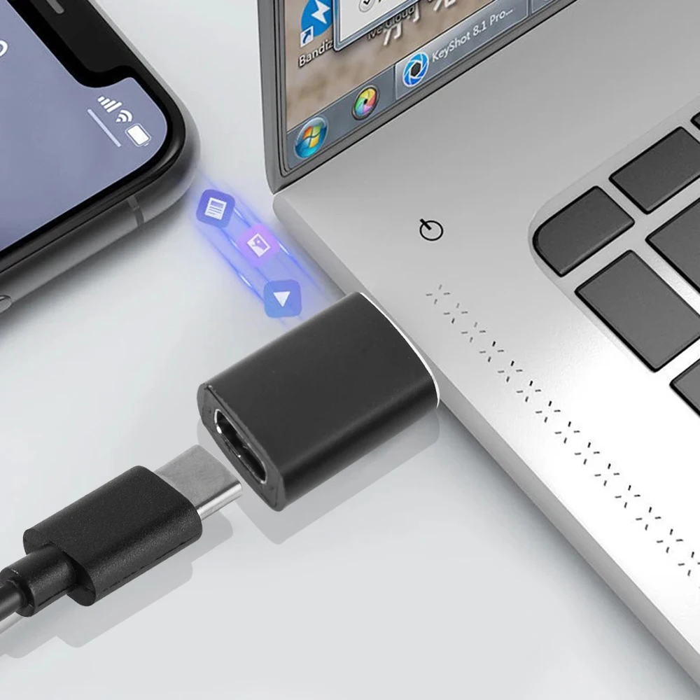 OTG Adapter USB 3.2 to Type C A Male to C Female Data Converter For Macbook Pro Air Mobile Phone Fast Charging