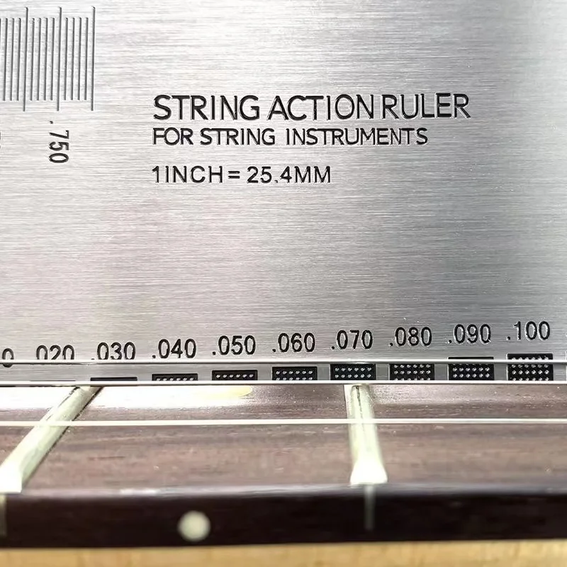 Guitar String Ruler Miwayer String Action Gauge Guitar Repairing Tool for Luthier Fit for Guitar Ukulele Bass Banjo Mandolin