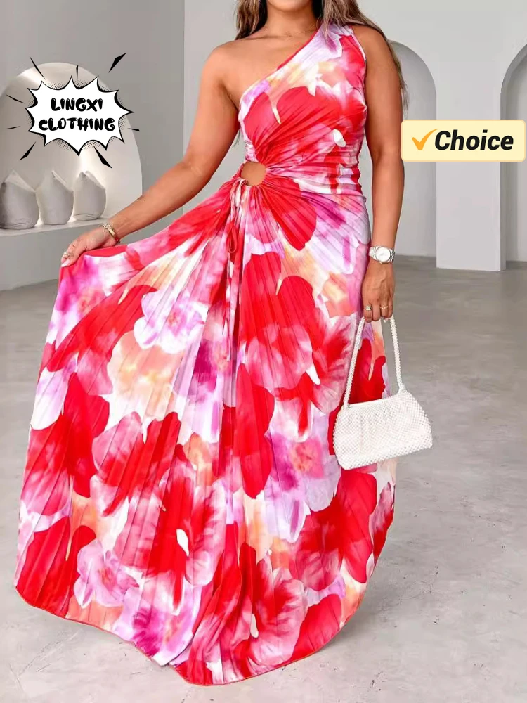 Orange Side Slit Cross Back Formal Evening Dress HB2024B main image 1