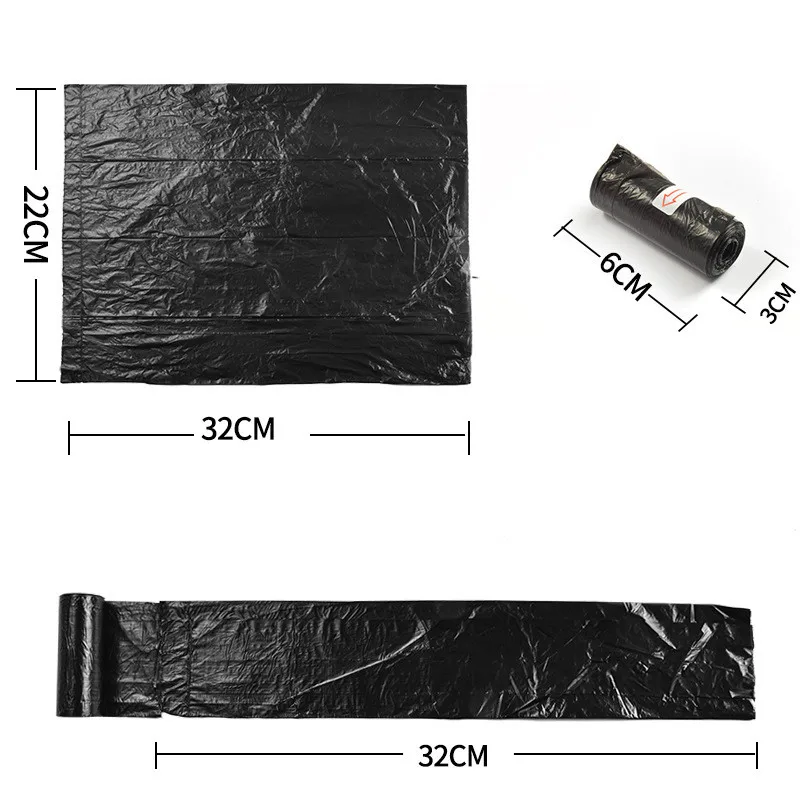 Degradable Pet Dog Waste Storage Bag Cat Waste Pick Up Clean Poop Bag Storage Home Trash Bags