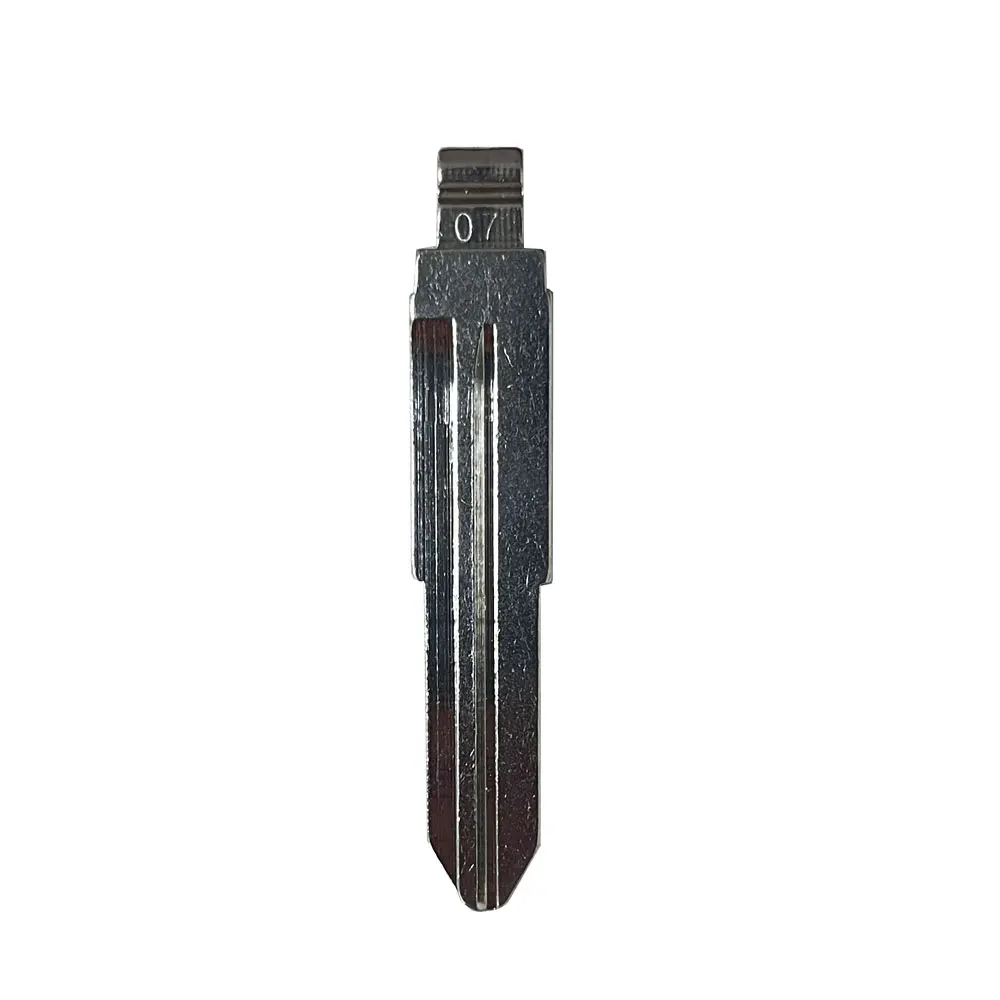 Car Remote Key Car Key 10pcs Key Blanks 07# MIT11 MIT11R Metal Uncut Blank Flip Remote Key Blade for Mitsubishi for Keydiy KD Xhorse VVDI JMD