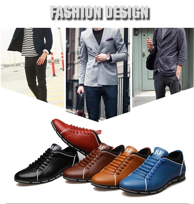 US 38.75 Men's Genuine Leather High Quality Casual Shoes Vzikun