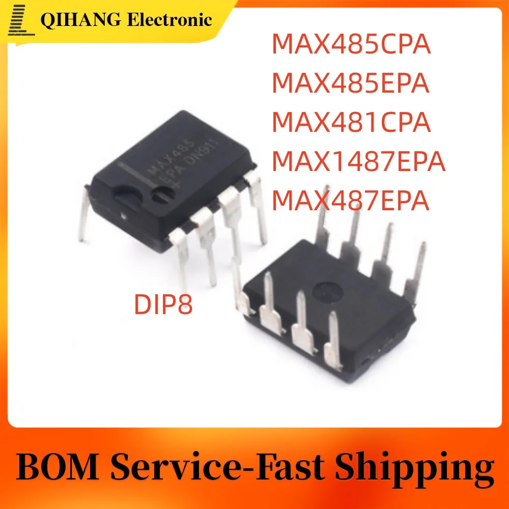 10PCS MAX485CPA MAX485 MAX485EPA MAX481CPA MAX481 MAX1487EPA MAX1487 ...
