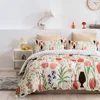 Customize Photo Logo Cotton Bedding Set Luxury Brand Duvet Cover Set with Pillowcase DIY Kids Adult Bed Set King Queen Size 3pcs 2