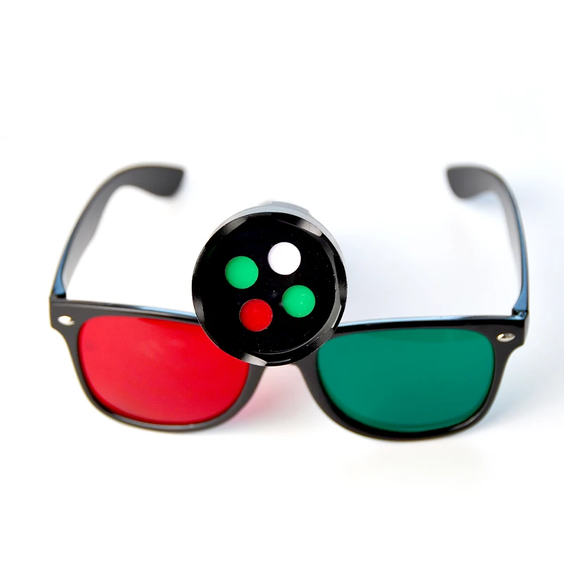 Ophthalmic Portable Metal Worth 4 Dot Test Light W4LT with Red Green