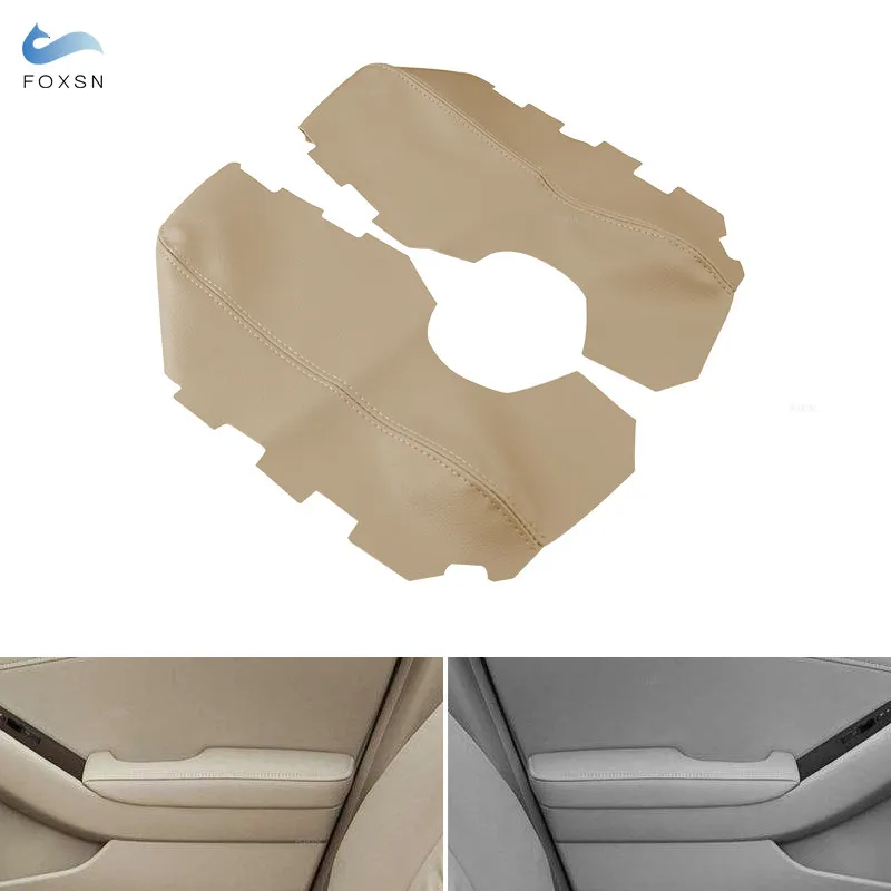 

For Nissan Altima 2007 2008 2009 2010 2011 2012 Car Accessories 2pcs Front Door Armrest Panel Cover Microfiber Leather Trim