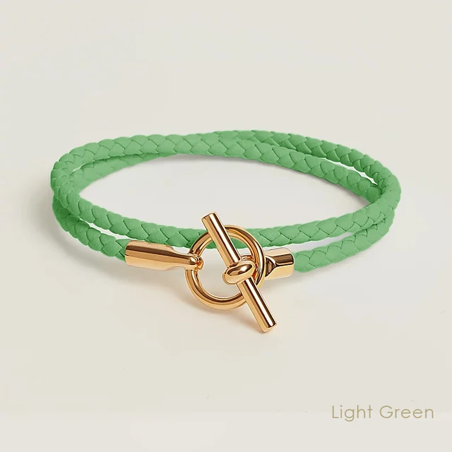 MOONLIGHT classique en cuir double couche Bracelets pour femme haute qualité Bracelet mode Couple bijoux cadeaux 11 couleurs en gros