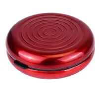 Round Euro Coin Dispenser Storage Coins Purse Wallet Holders Storage Box Aluminum Alloy Plastic Usd Coins Purse Wallet Holders 1