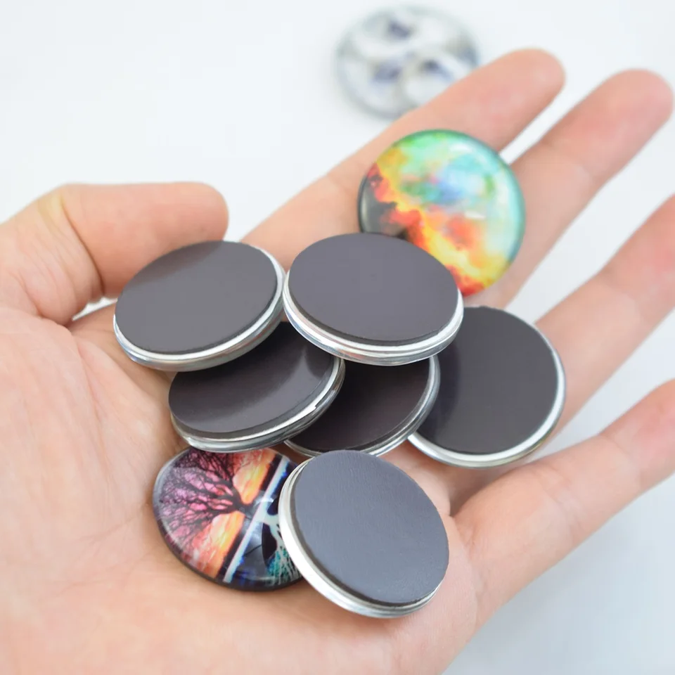 Koelkastmagneten voor kinderen, schattige dieren, meerkleurig, voor kinderen, glazen cabochons, magneetdecoratie, geschikt voor het decoreren van koelkasten, whiteboards, 12 stuks