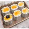 10pcs Stainless Steel Cheesecake Mold Single-sided Oval Mousse Circle Cookie Cutting Mold Kitchen Small Oven Baking Tool 5