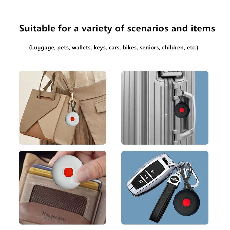 Compact Bluetooth Smart Tag Air Tracker with Global Positioning and Anti-Loss Features